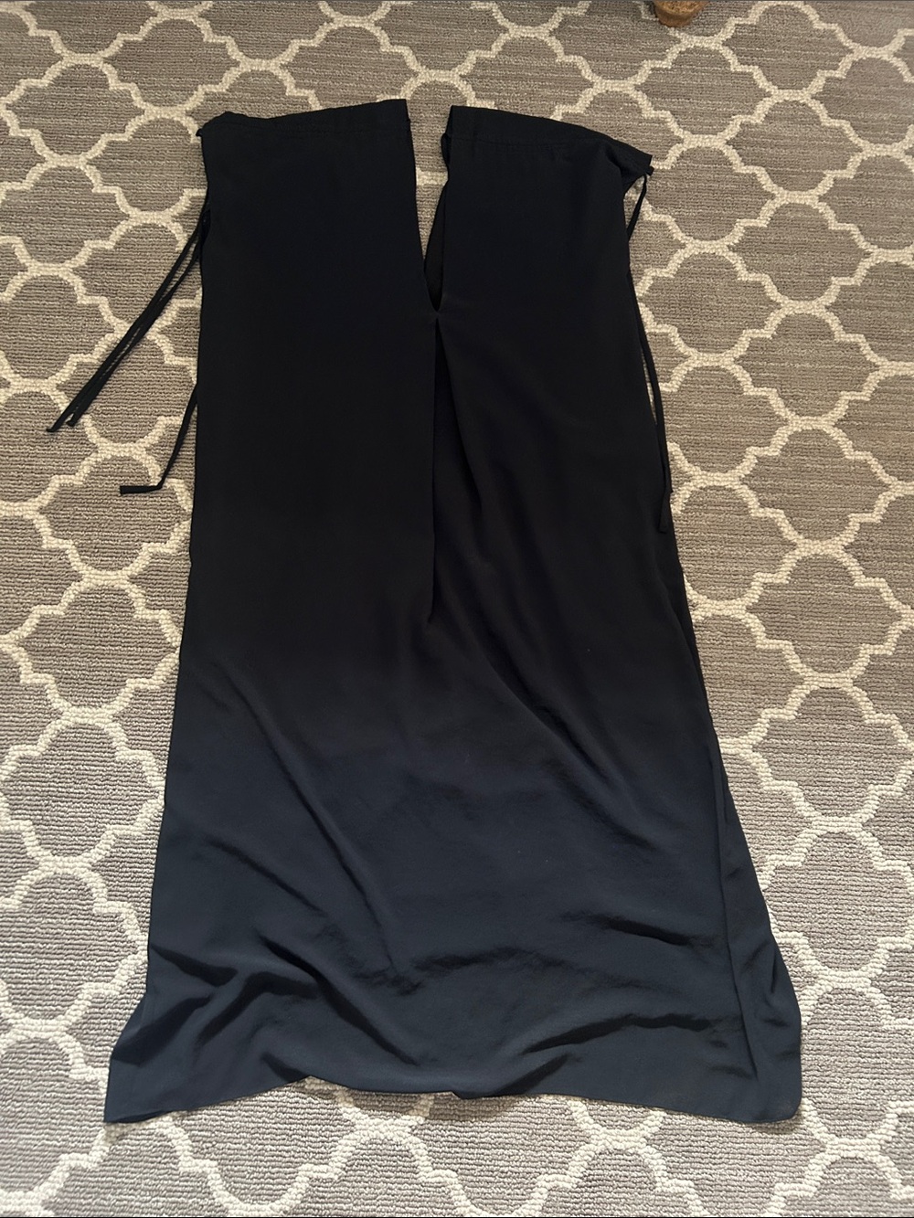 Malia Mills Black V-Neck Dress/Caftan - Picture 5 of 7